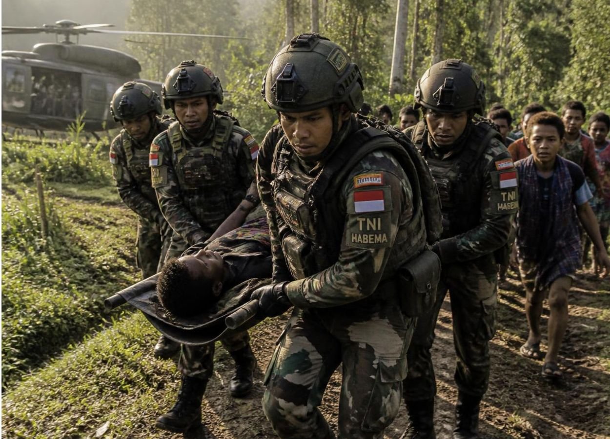 Koops TNI Habema Evakuasi Warga dari Wilayah Konflik Ugimba - WartaRakyat.net