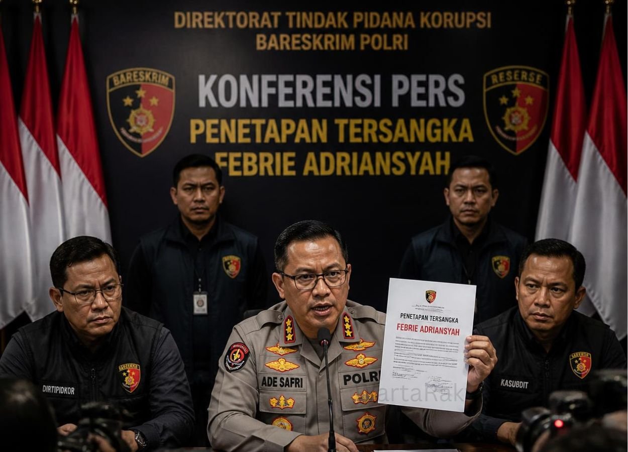 Polisi Ungkap Dasar Penetapan Tersangka Febrie Adriansyah - WartaRakyat.net